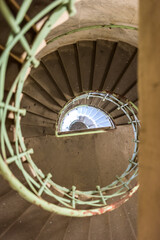 Spiral staircase of the Berlin Victory Column, to commemorate the Prussian victory in the Danish-Prussian War