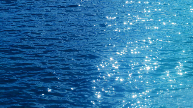 Photo background of shiny sea water