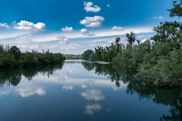 Panorami del fiume Adda tra Vaprio e Fara Gera, Lombardia