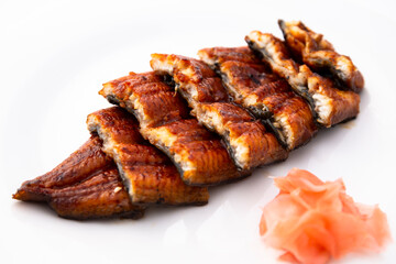 Japanese cuisine Unagi Kabayaki pickled ginger