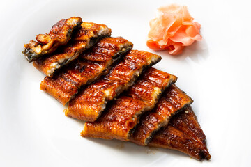 Japanese cuisine Unagi Kabayaki pickled ginger