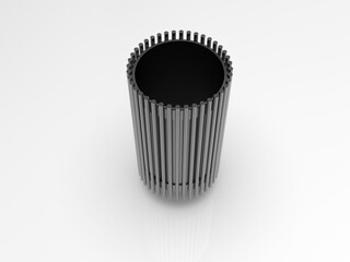 3d image of Urn with the tube radius v1