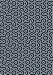 Fototapeta premium Colour Hehagon Tile Connection art background design illustration