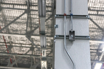 Power Plug  for factory,installation imc conduit and support at wall for Electrical system