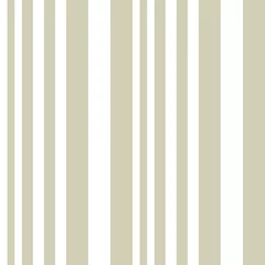 Foto auf Acrylglas Vertikale Streifen Brown Taupe Stripe nahtloser Musterhintergrund im vertikalen Stil - Brown Taupe vertikal gestreifter nahtloser Musterhintergrund geeignet für Modetextilien, Grafiken