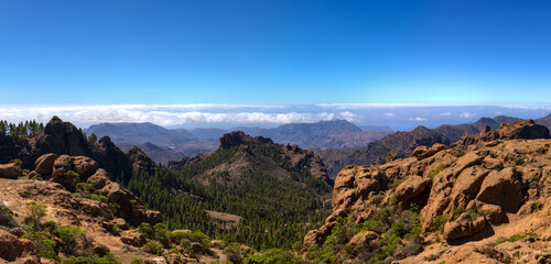 Ausblick vom "Wolkenfels" auf Gran Canaria