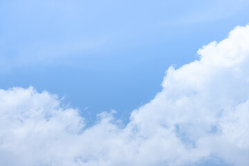 Blue sky and colud on nice day background.