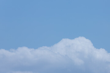 Blue sky and colud on nice day background.