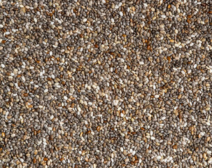 Super food. Background of chia seeds