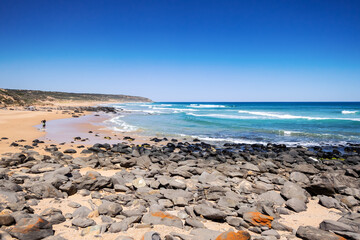 Fototapeta na wymiar beach in south Australia near Victor Harbor
