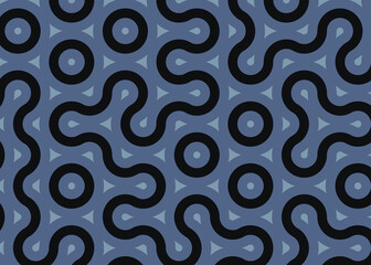 Colour Hehagon Tile Connection art background design illustration