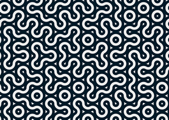 Colour Hehagon Tile Connection art background design illustration