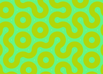 Colour Hehagon Tile Connection art background design illustration