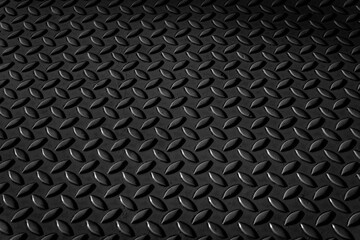 metal sheet with dark vignette steel background.