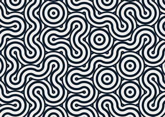 Colour Hehagon Tile Connection art background design illustration