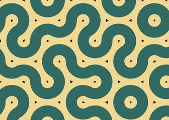 Colour Hehagon Tile Connection art background design illustration