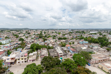 Fototapeta na wymiar View on the city of Holguín, Cuba