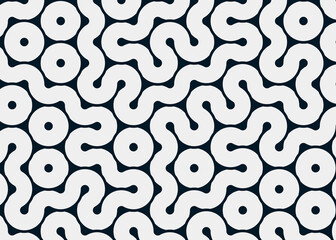 Colour Hehagon Tile Connection art background design illustration