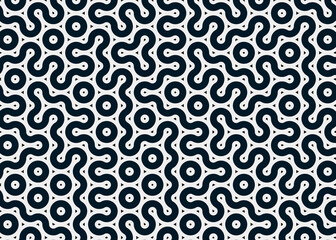 Colour Hehagon Tile Connection art background design illustration