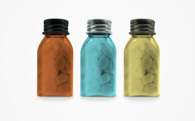 Medicine Bottle mockup Design
