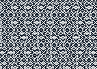 Colour Hehagon Tile Connection art background design illustration