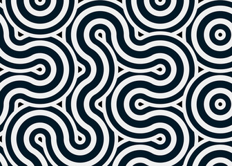 Colour Hehagon Tile Connection art background design illustration