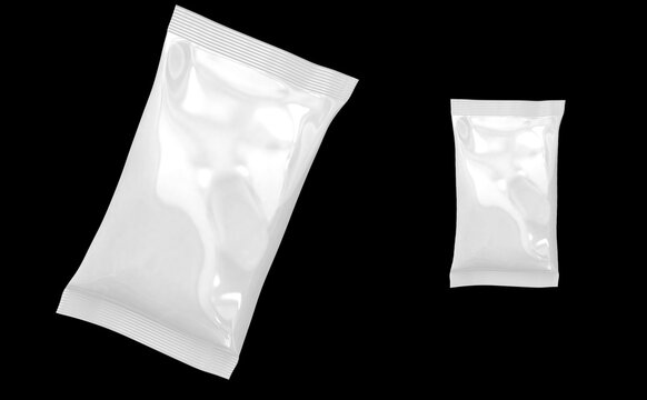Plastic Bag 3D Rendering Mockup Design