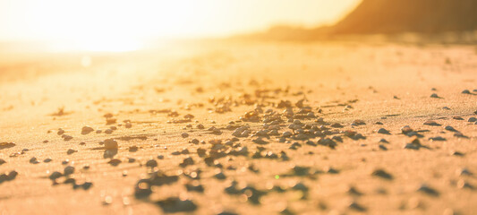 Sand dunes in the desert. Global warming
