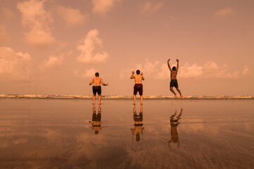 Fototapeta premium Fun at the beach