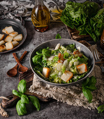 Delicious and simple ceasar salad