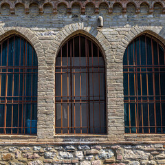 windows in the facades