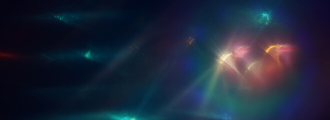 abstract image of lens flare. light leaks