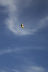banana in the air