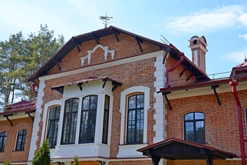 The hunting lodge of Prince Paskevich in the village of Korenevka. Gomel region. Belarus.
