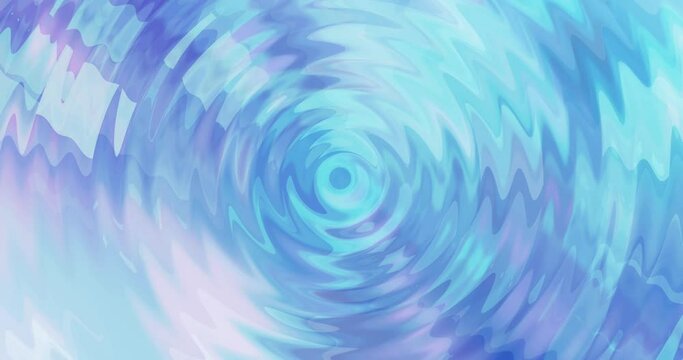 Relaxing and hypnotic background texture with blue shiny ripples for presentations, social media and relaxation videos. 15 second loop.