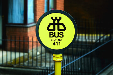 bus sign dublin