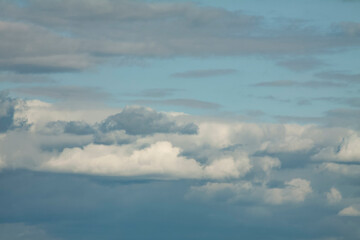 Beautiful clouds with sky background. Nature weather, cloud sky.