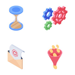 
Business, Market Research Glyph Icons Pack
