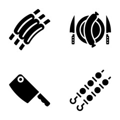 
Meat Glyph Icons Collection
