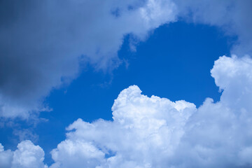 Obraz premium blue sky with clouds