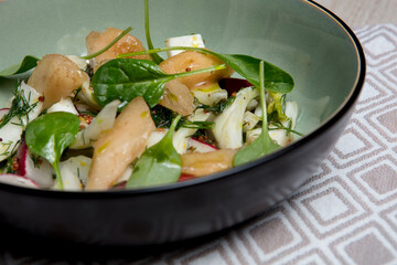 Delicious food photography, menu.