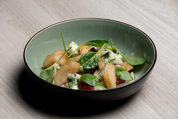 Delicious food photography, menu.