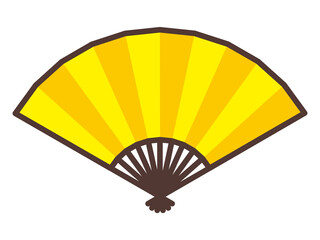 扇子-folding fan vector illustration