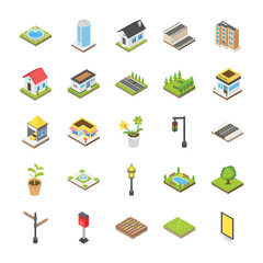 
Cityscape Isometric Icons 
