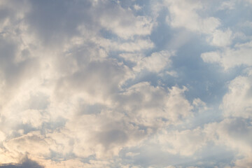 Fototapeta premium White clounds on the blue sky