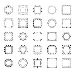  Monograms Line Icons Pack 