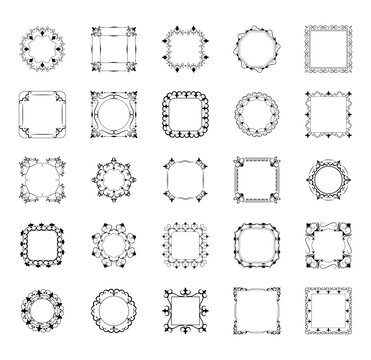  Monograms Line Icons Pack 