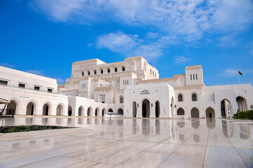MUSCAT, OMAN -22 November 2019- View of the Royal Opera House Muscat (ROHM) in Muscat, the capital...