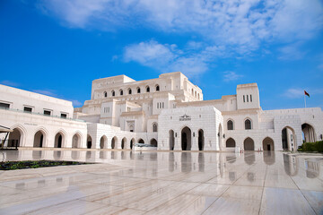 MUSCAT, OMAN -22 November 2019- View of the Royal Opera House Muscat (ROHM) in Muscat, the capital of the Sultanate of Oman.