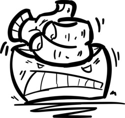 black and white image like